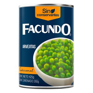 Arvejas/enlatado de guisantes:FACUNDO