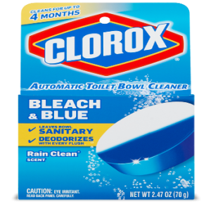 Pastillas desinfectantes para inodoros:CLOROX